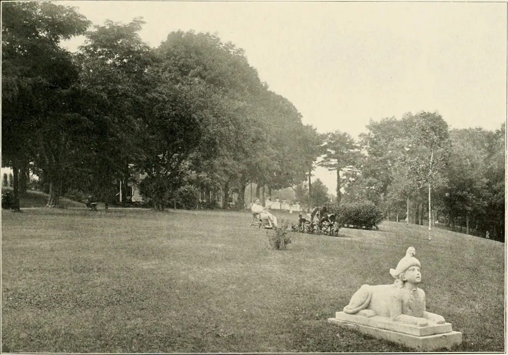 An illustration from Beautiful homes of Morris County and northern New Jersey : containing photographic reproductions ... with a brief description from colonial days to the present time, 1900, leaf 24