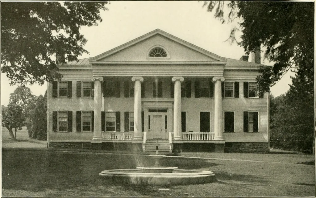 An illustration from Beautiful homes of Morris County and northern New Jersey : containing photographic reproductions ... with a brief description from colonial days to the present time, 1900, leaf 35