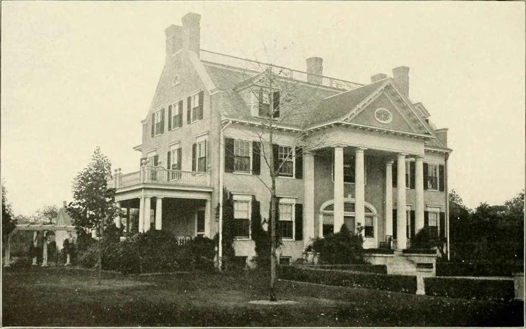 An illustration from Beautiful homes of Morris County and northern New Jersey : containing photographic reproductions ... with a brief description from colonial days to the present time, 1900, leaf 35