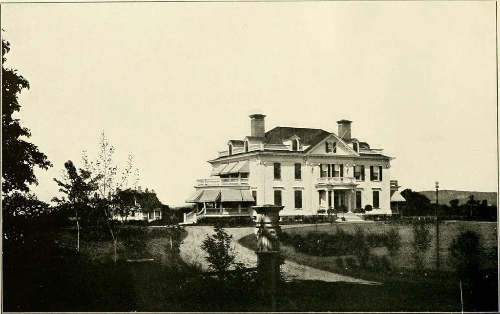 An illustration from Beautiful homes of Morris County and northern New Jersey : containing photographic reproductions ... with a brief description from colonial days to the present time, 1900, leaf 41