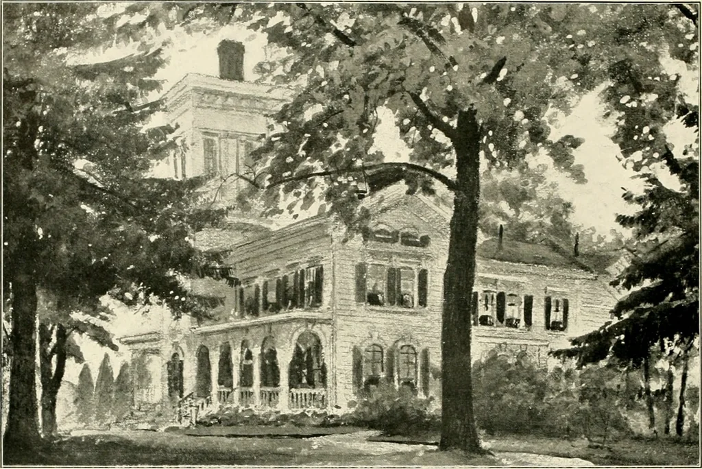 An illustration from Beautiful homes of Morris County and northern New Jersey : containing photographic reproductions ... with a brief description from colonial days to the present time, 1900, leaf 43
