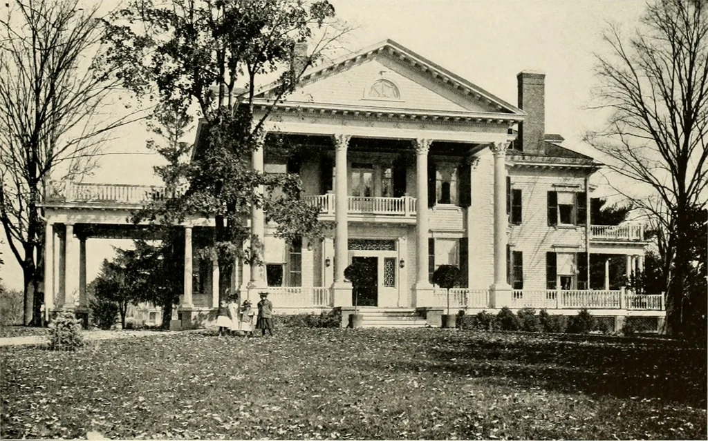 An illustration from Beautiful homes of Morris County and northern New Jersey : containing photographic reproductions ... with a brief description from colonial days to the present time, 1900, leaf 44