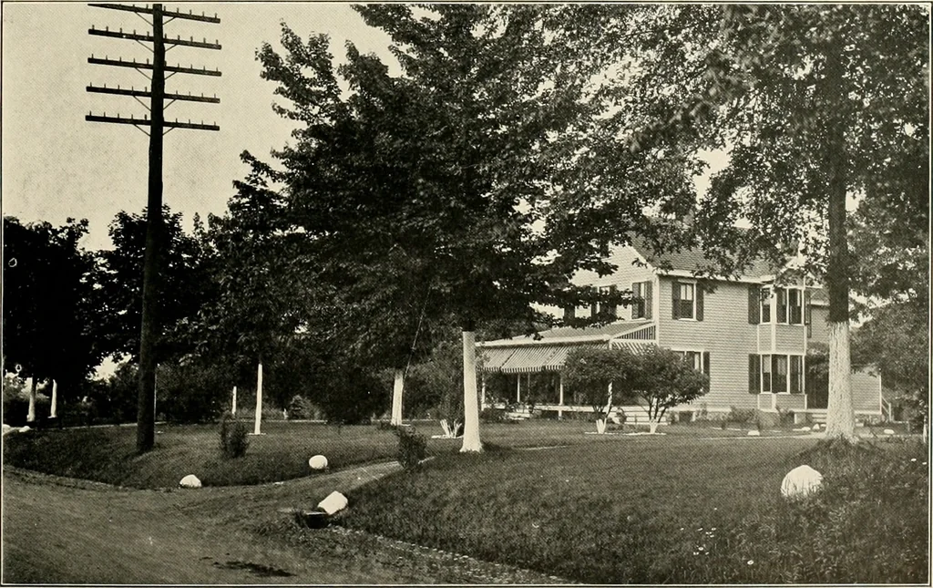 An illustration from Beautiful homes of Morris County and northern New Jersey : containing photographic reproductions ... with a brief description from colonial days to the present time, 1900, leaf 46