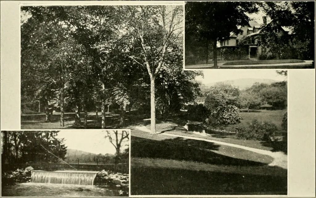 An illustration from Beautiful homes of Morris County and northern New Jersey : containing photographic reproductions ... with a brief description from colonial days to the present time, 1900, leaf 49