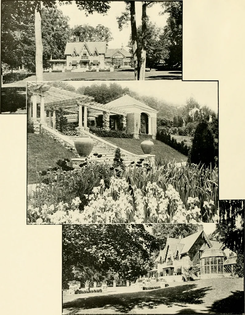 An illustration from Beautiful homes of Morris County and northern New Jersey : containing photographic reproductions ... with a brief description from colonial days to the present time, 1900, leaf 53