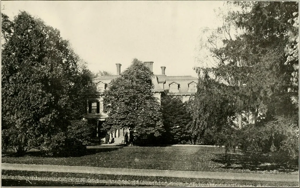 An illustration from Beautiful homes of Morris County and northern New Jersey : containing photographic reproductions ... with a brief description from colonial days to the present time, 1900, leaf 64