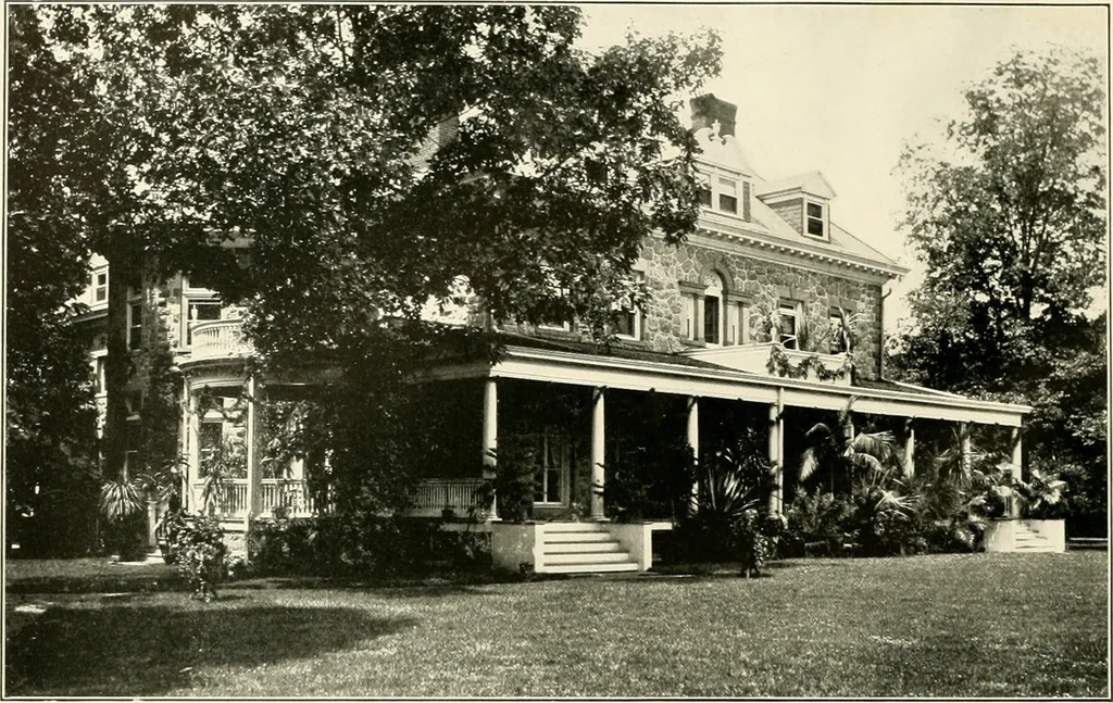 An illustration from Beautiful homes of Morris County and northern New Jersey : containing photographic reproductions ... with a brief description from colonial days to the present time, 1900, leaf 65
