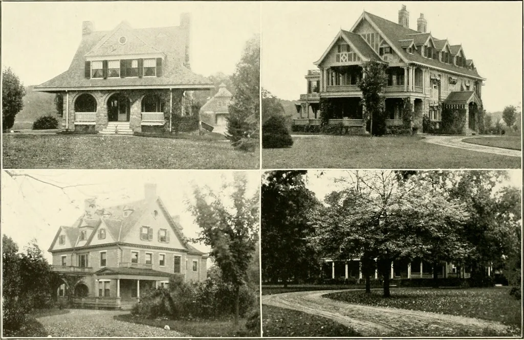 An illustration from Beautiful homes of Morris County and northern New Jersey : containing photographic reproductions ... with a brief description from colonial days to the present time, 1900, leaf 65