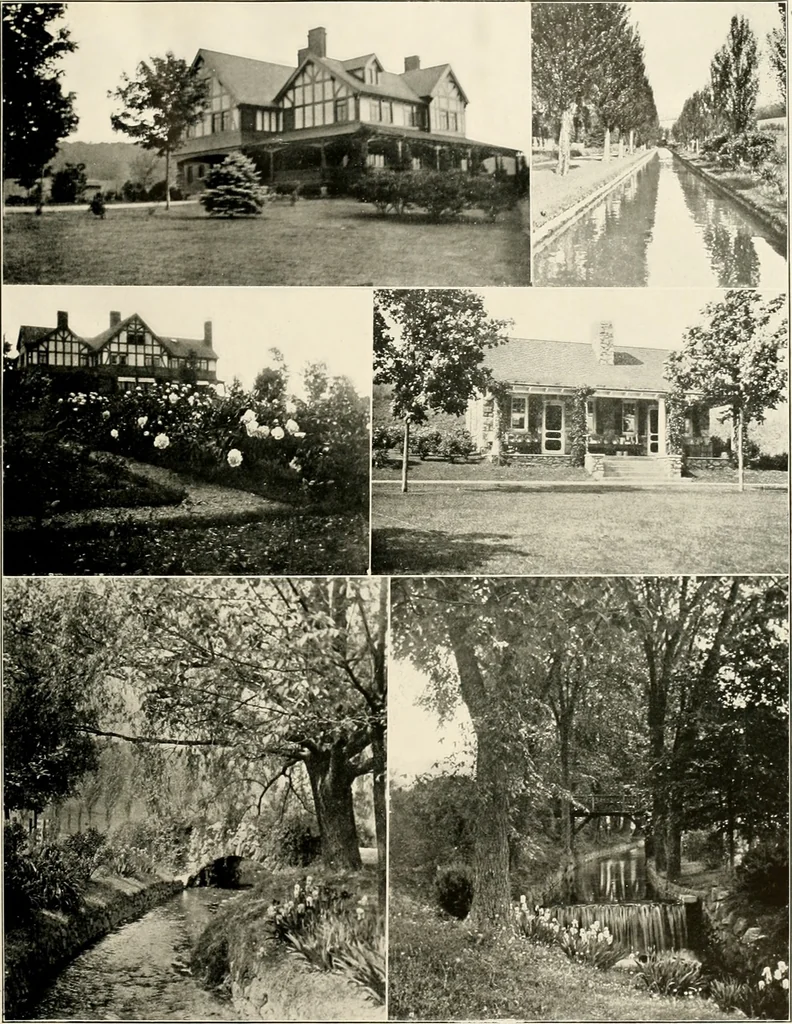 An illustration from Beautiful homes of Morris County and northern New Jersey : containing photographic reproductions ... with a brief description from colonial days to the present time, 1900, leaf 74