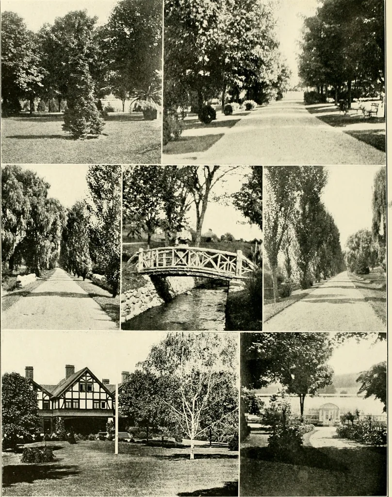 An illustration from Beautiful homes of Morris County and northern New Jersey : containing photographic reproductions ... with a brief description from colonial days to the present time, 1900, leaf 75