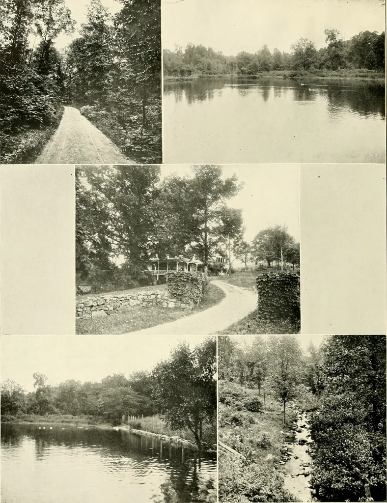 An illustration from Beautiful homes of Morris County and northern New Jersey : containing photographic reproductions ... with a brief description from colonial days to the present time, 1900, leaf 87