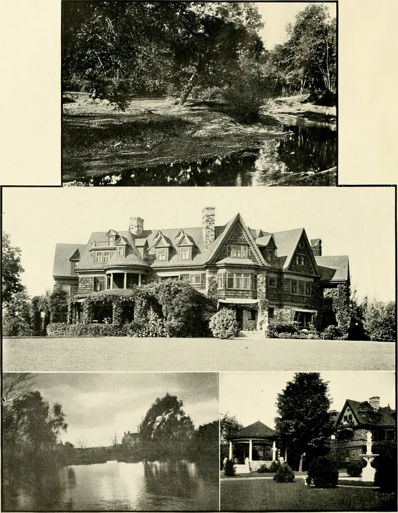 An illustration from Beautiful homes of Morris County and northern New Jersey : containing photographic reproductions ... with a brief description from colonial days to the present time, 1900, leaf 99