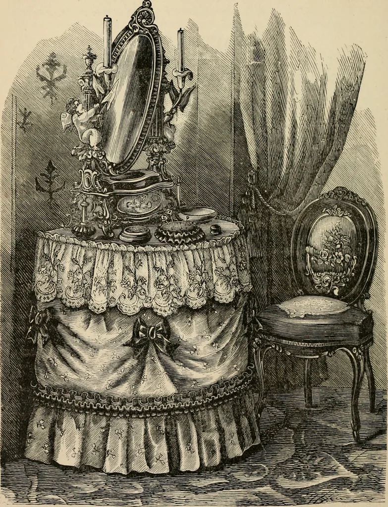 An illustration from Beautiful homes. Or, Hints in house furnishing, 1878, leaf 105