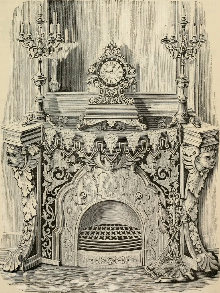 An illustration from Beautiful homes. Or, Hints in house furnishing, 1878, leaf 126