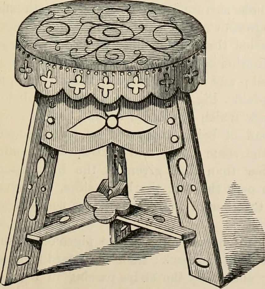 An illustration from Beautiful homes. Or, Hints in house furnishing, 1878, leaf 144