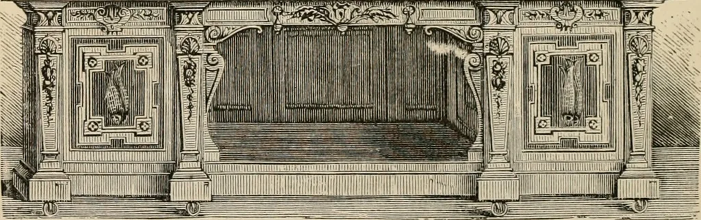 An illustration from Beautiful homes. Or, Hints in house furnishing, 1878, leaf 171