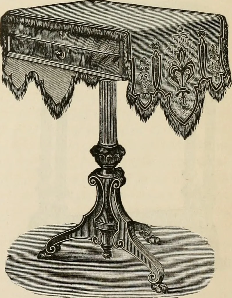 An illustration from Beautiful homes. Or, Hints in house furnishing, 1878, leaf 190