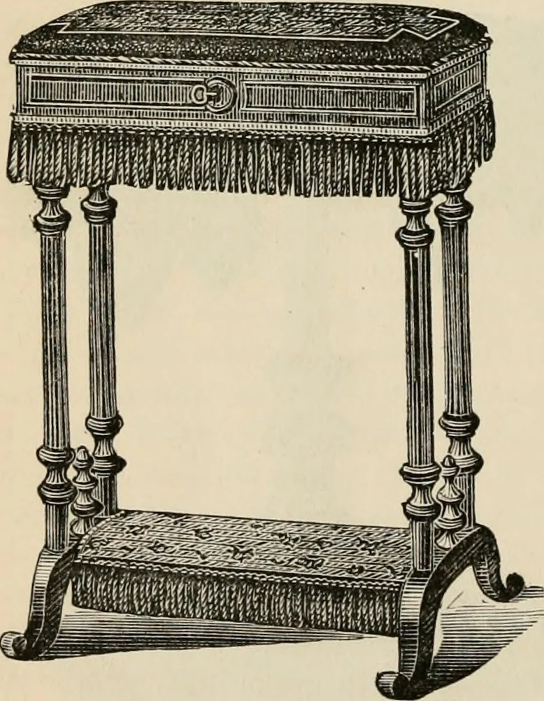 An illustration from Beautiful homes. Or, Hints in house furnishing, 1878, leaf 191