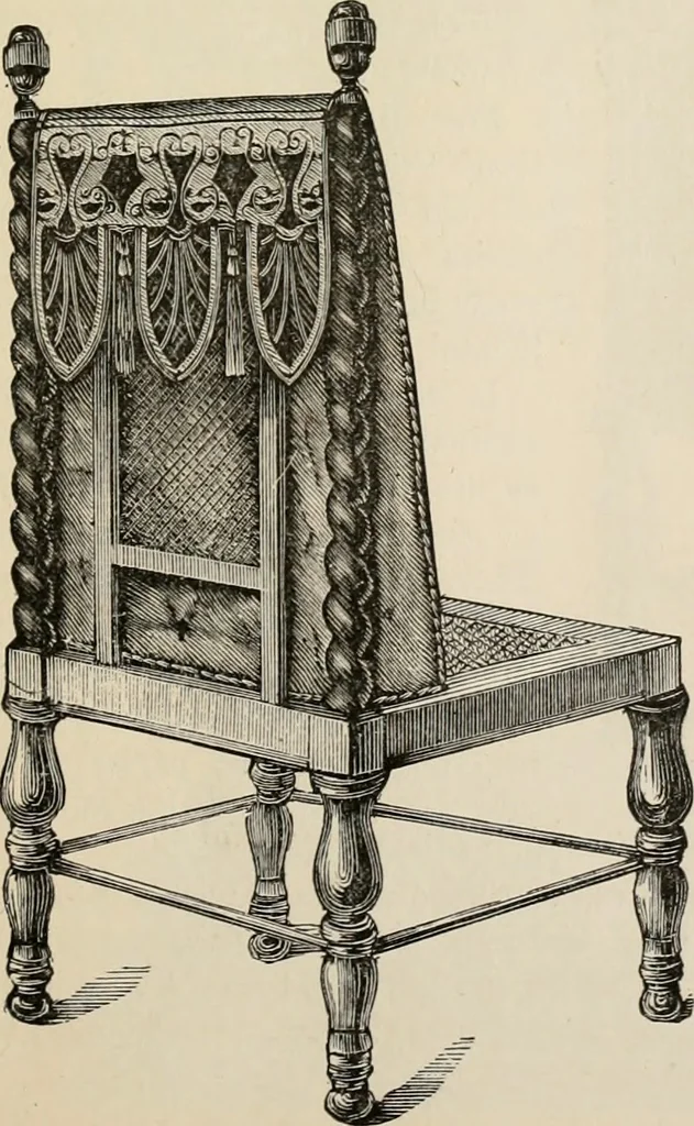 An illustration from Beautiful homes. Or, Hints in house furnishing, 1878, leaf 222