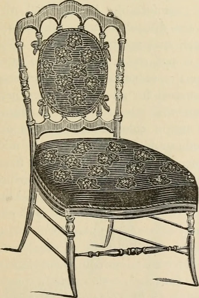 An illustration from Beautiful homes. Or, Hints in house furnishing, 1878, leaf 228