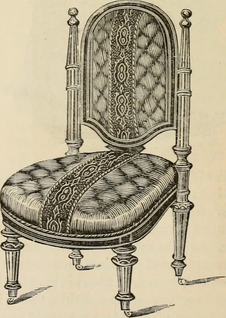 An illustration from Beautiful homes. Or, Hints in house furnishing, 1878, leaf 228