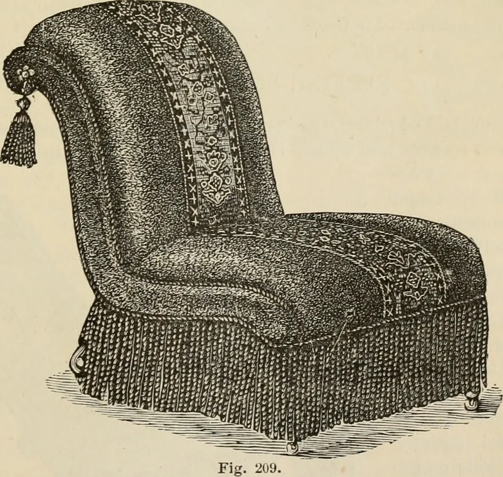 An illustration from Beautiful homes. Or, Hints in house furnishing, 1878, leaf 238