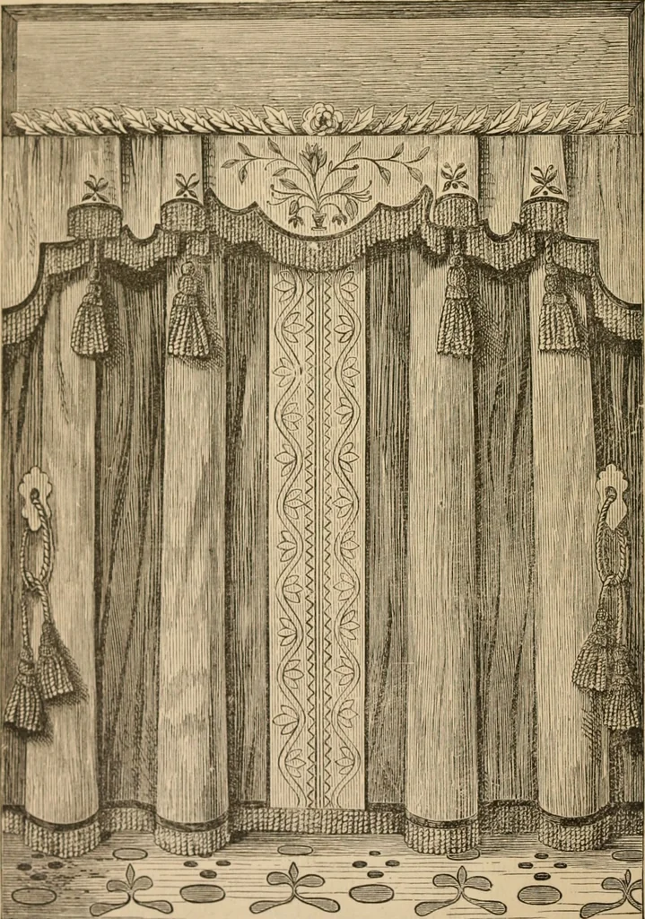 An illustration from Beautiful homes. Or, Hints in house furnishing, 1878, leaf 25