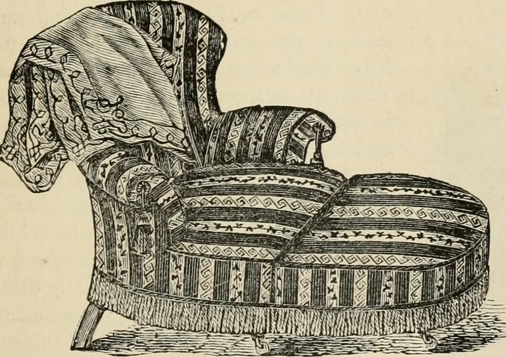 An illustration from Beautiful homes. Or, Hints in house furnishing, 1878, leaf 252