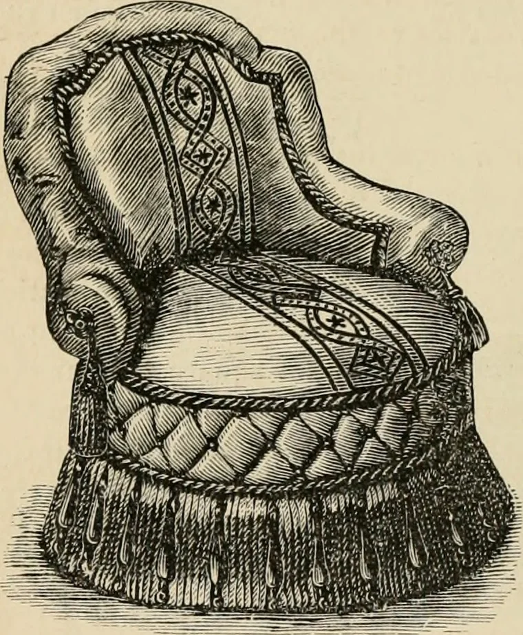 An illustration from Beautiful homes. Or, Hints in house furnishing, 1878, leaf 253