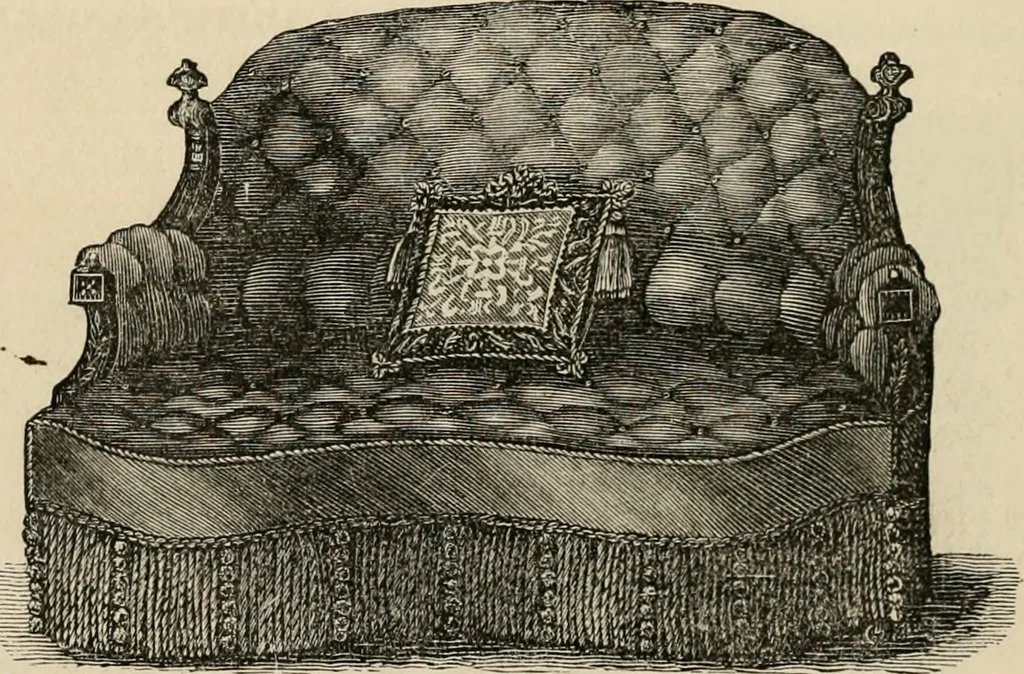 An illustration from Beautiful homes. Or, Hints in house furnishing, 1878, leaf 263