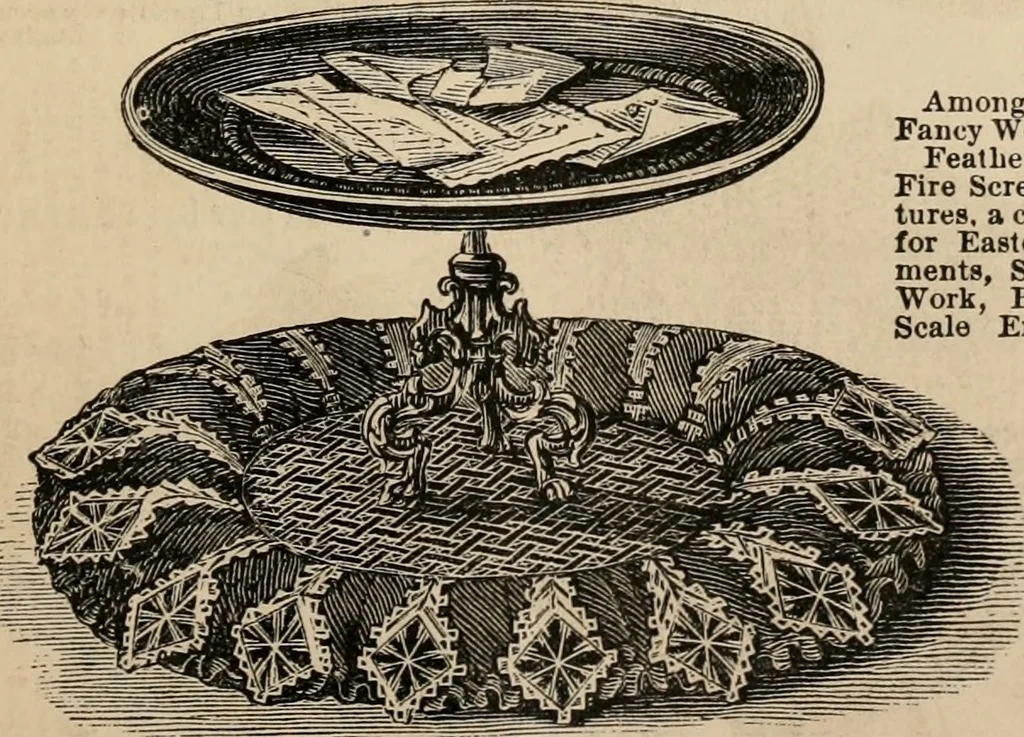 An illustration from Beautiful homes. Or, Hints in house furnishing, 1878, leaf 326
