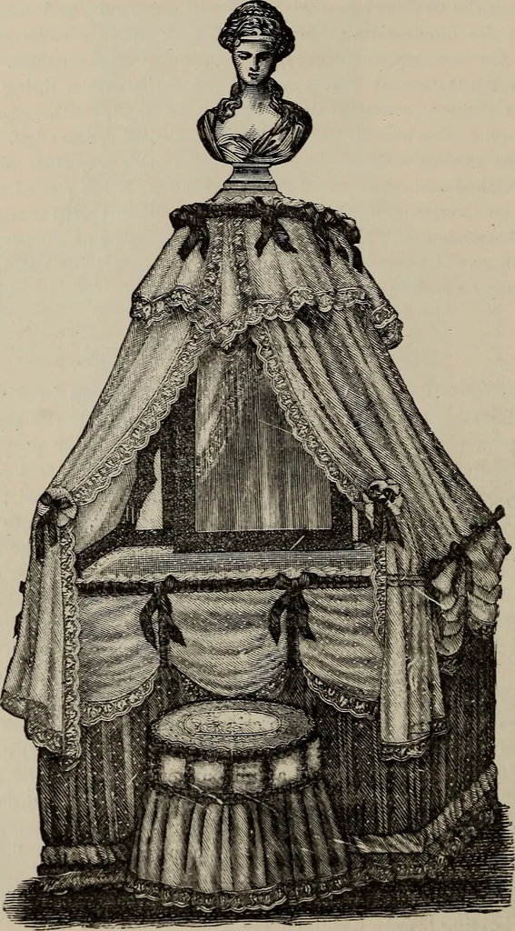 An illustration from Beautiful homes : or, Hints in house furnishing, 1878, leaf 105