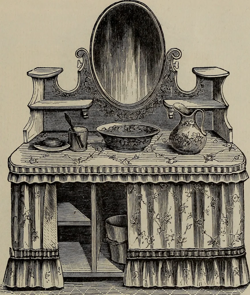An illustration from Beautiful homes : or, Hints in house furnishing, 1878, leaf 110