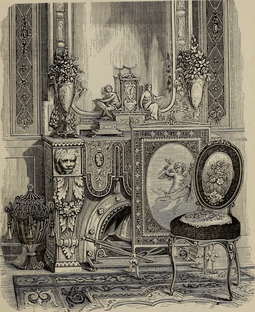 An illustration from Beautiful homes : or, Hints in house furnishing, 1878, leaf 118