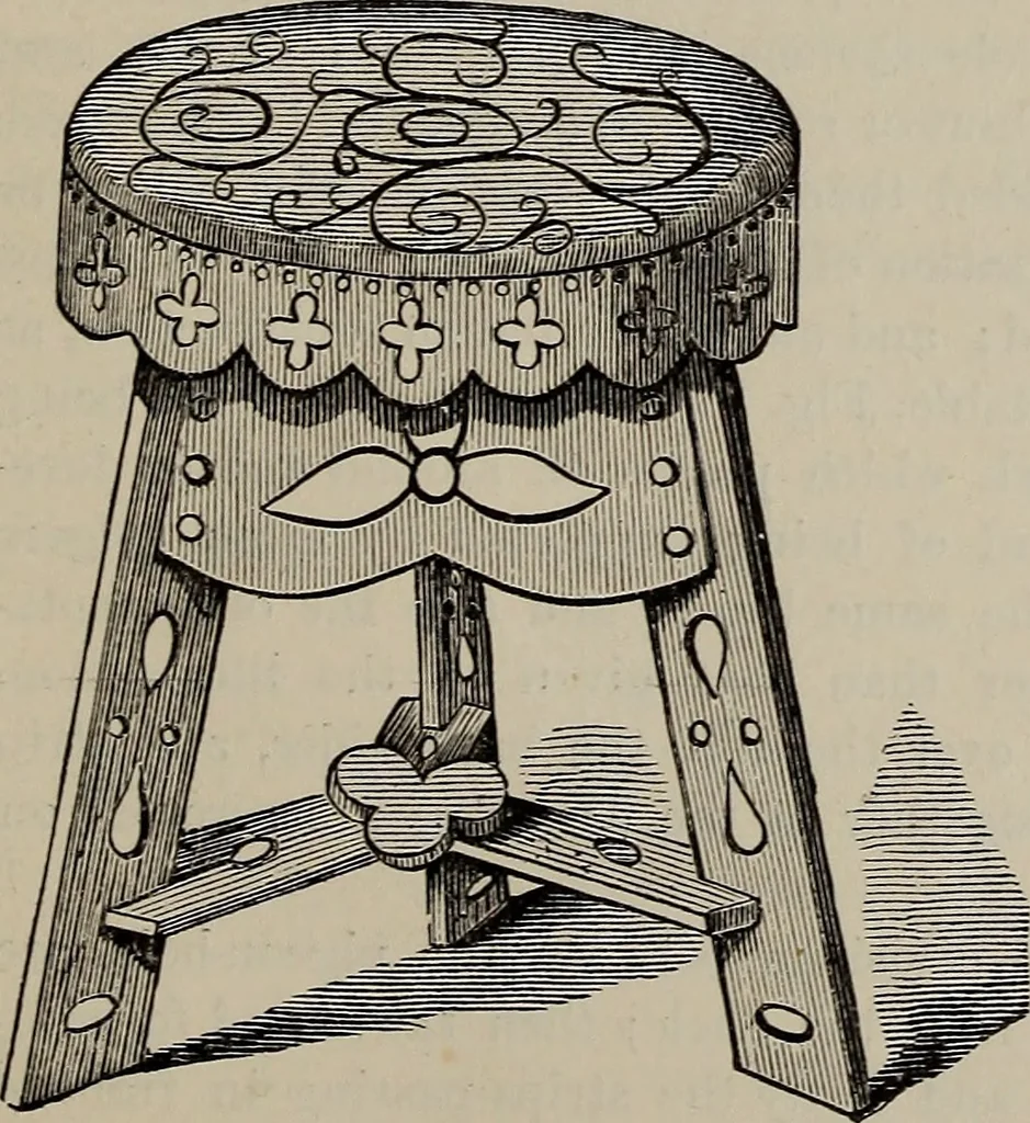 An illustration from Beautiful homes : or, Hints in house furnishing, 1878, leaf 140