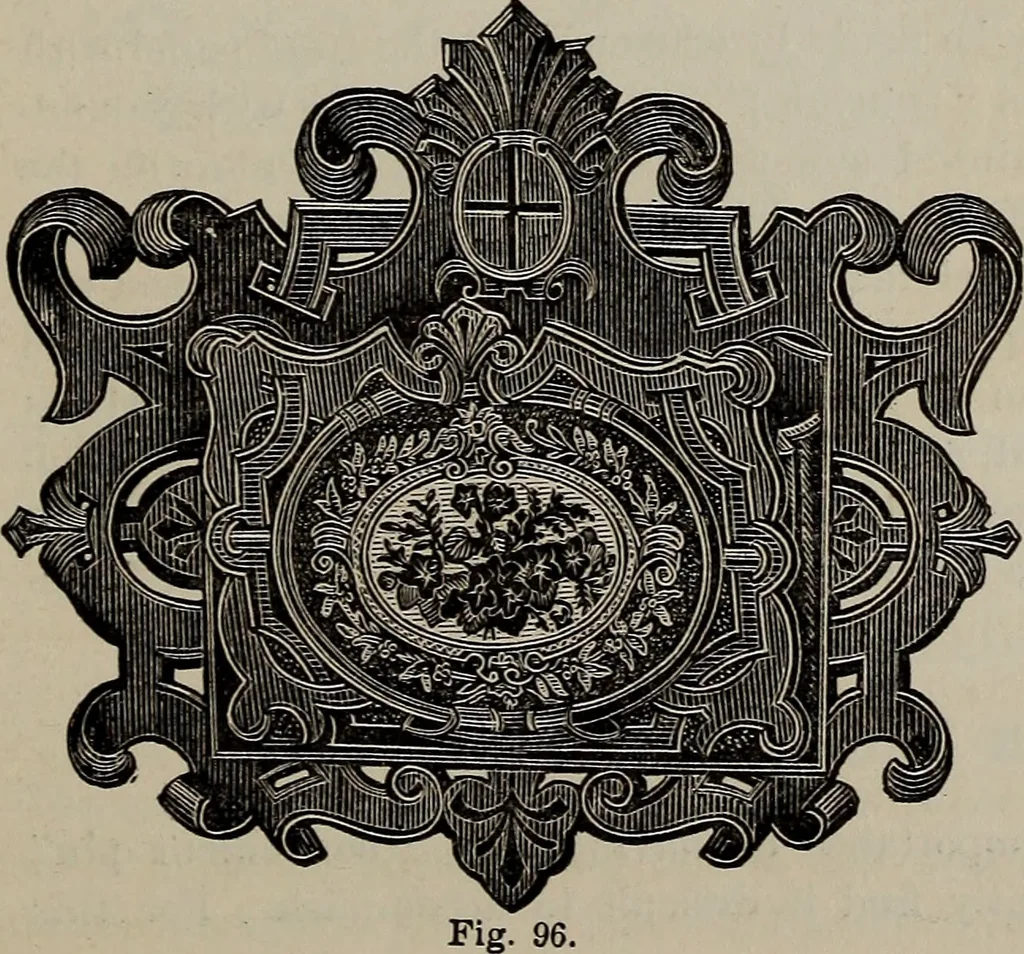 An illustration from Beautiful homes : or, Hints in house furnishing, 1878, leaf 154