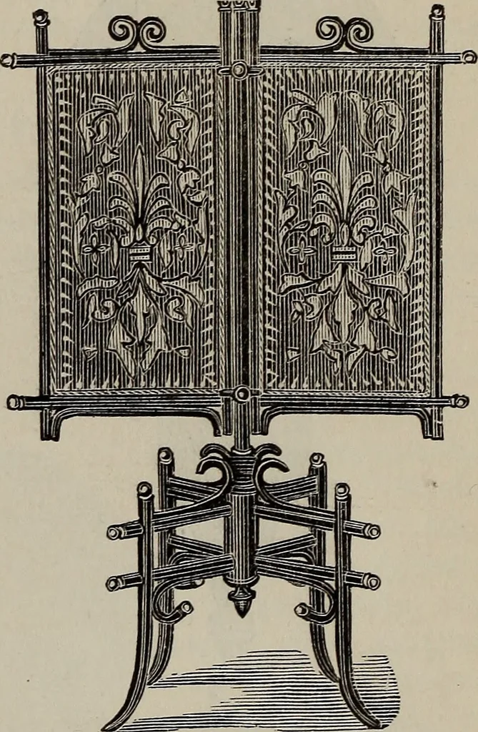 An illustration from Beautiful homes : or, Hints in house furnishing, 1878, leaf 158