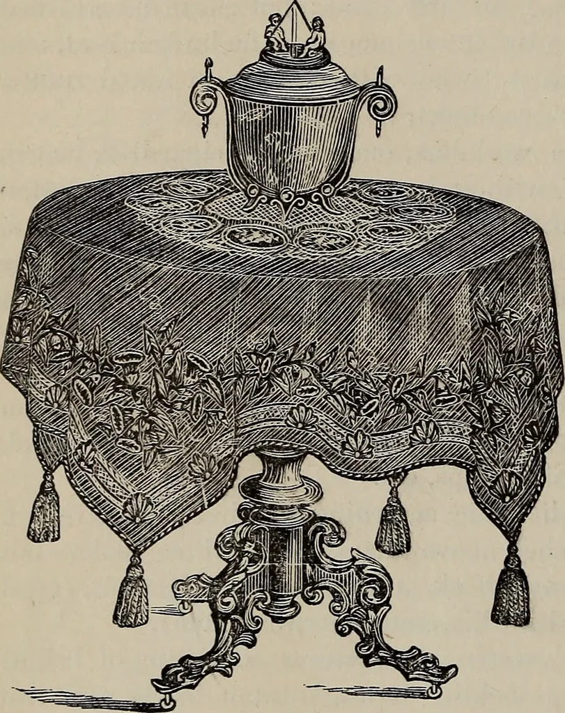 An illustration from Beautiful homes : or, Hints in house furnishing, 1878, leaf 191