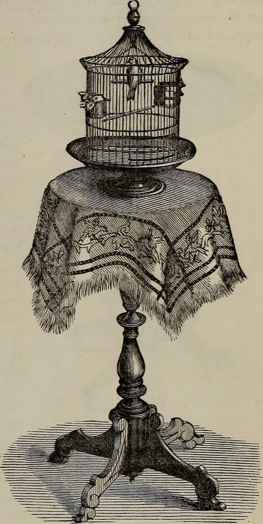 An illustration from Beautiful homes : or, Hints in house furnishing, 1878, leaf 192