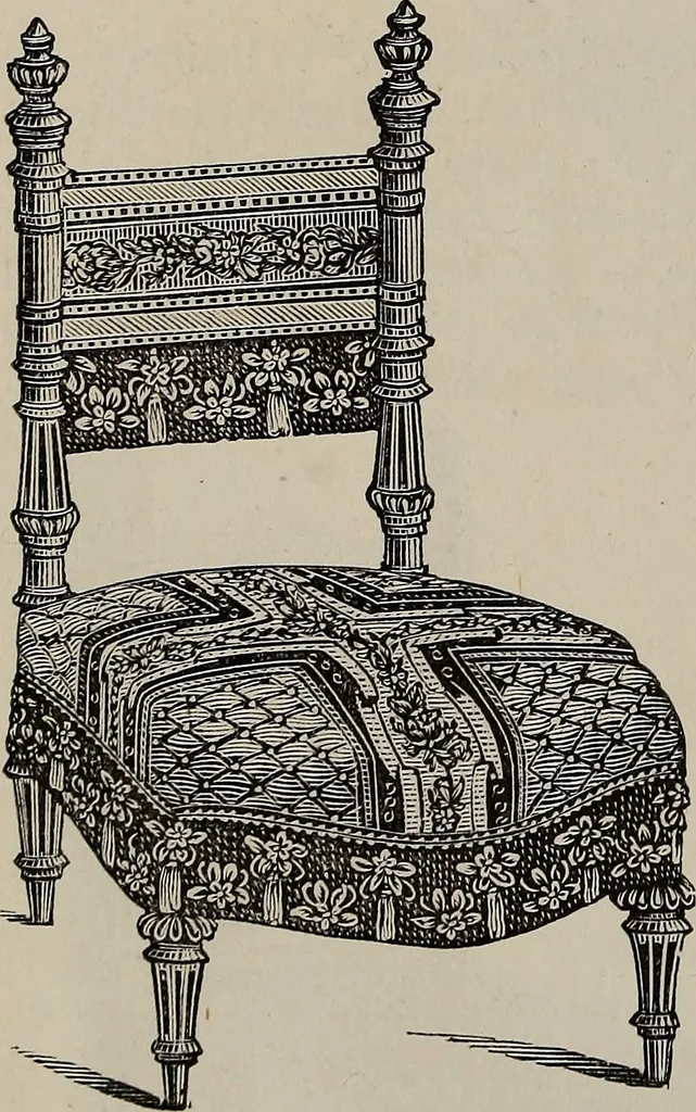An illustration from Beautiful homes : or, Hints in house furnishing, 1878, leaf 217