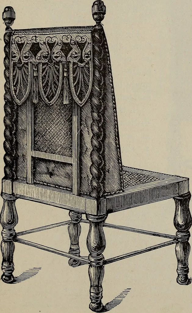 An illustration from Beautiful homes : or, Hints in house furnishing, 1878, leaf 218