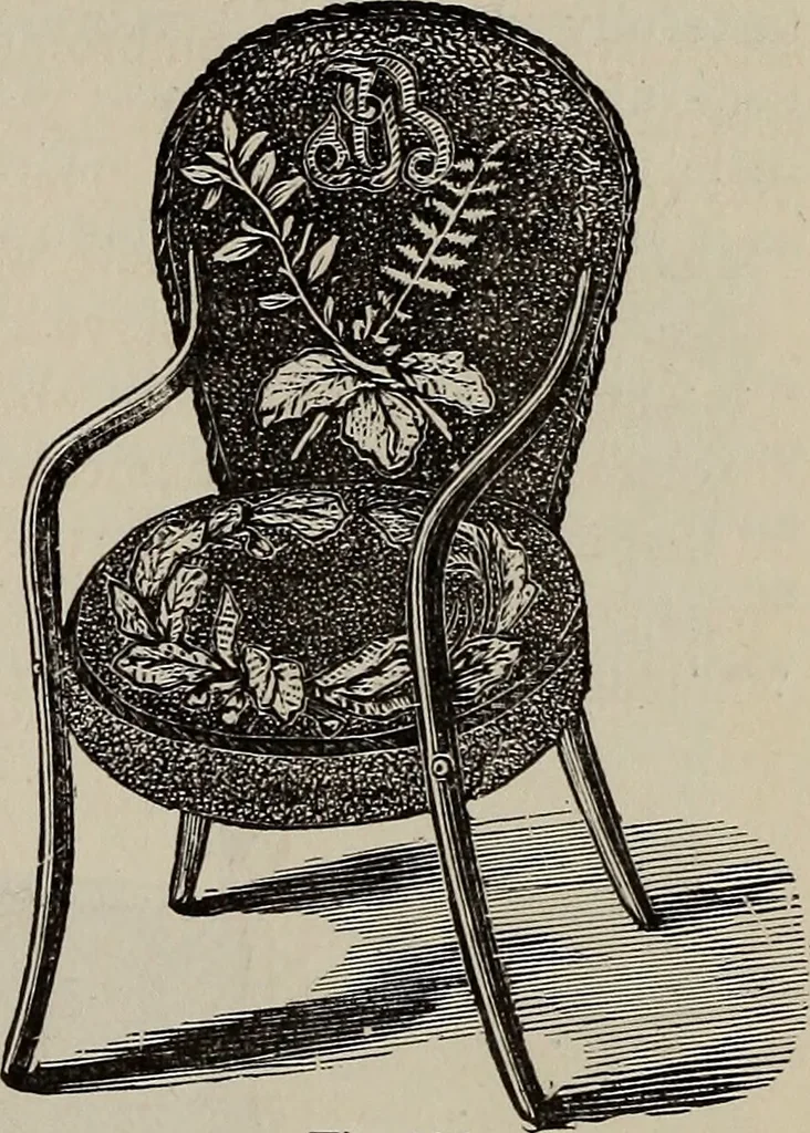 An illustration from Beautiful homes : or, Hints in house furnishing, 1878, leaf 218