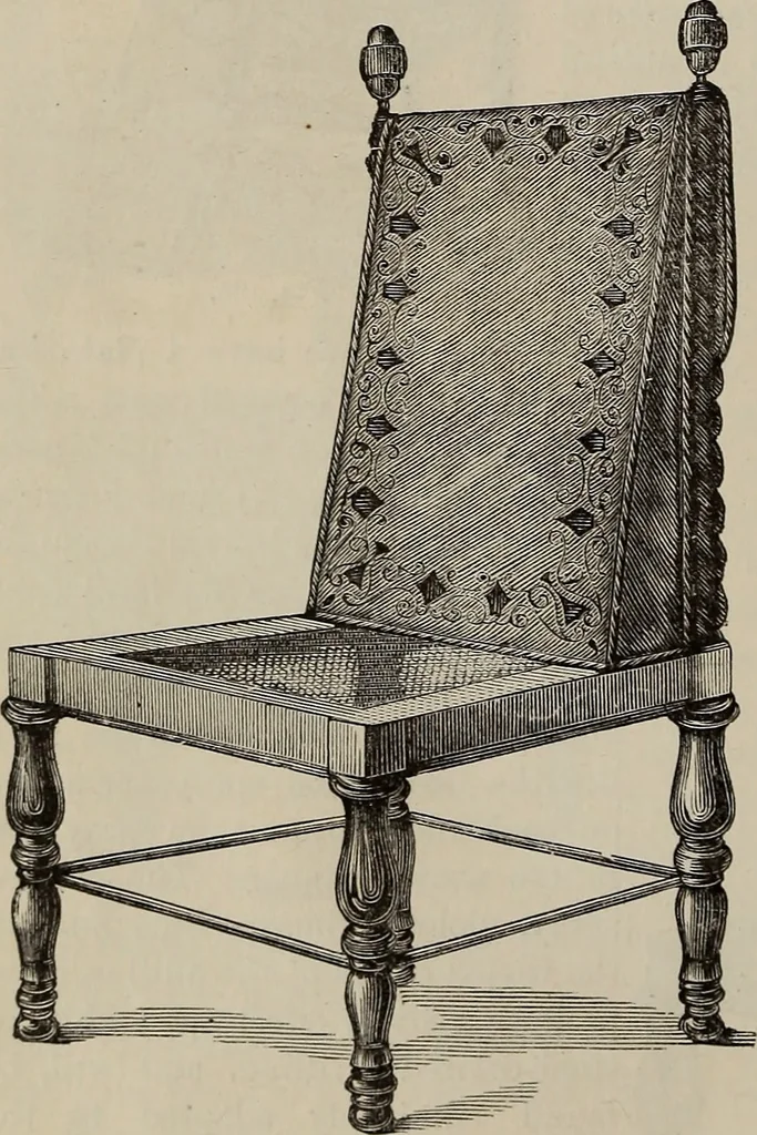 An illustration from Beautiful homes : or, Hints in house furnishing, 1878, leaf 219