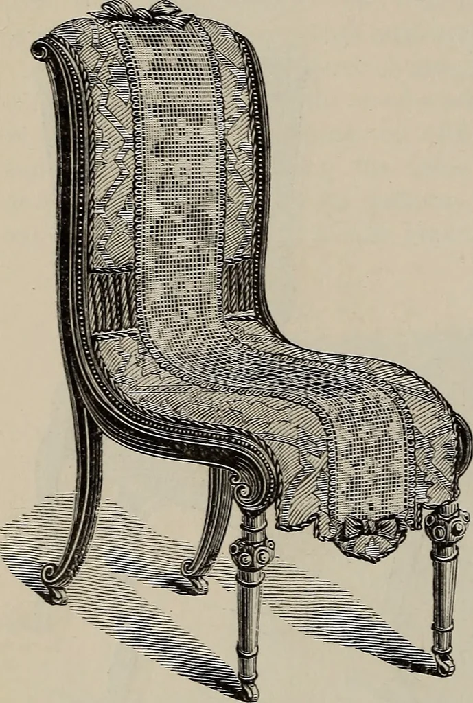 An illustration from Beautiful homes : or, Hints in house furnishing, 1878, leaf 221