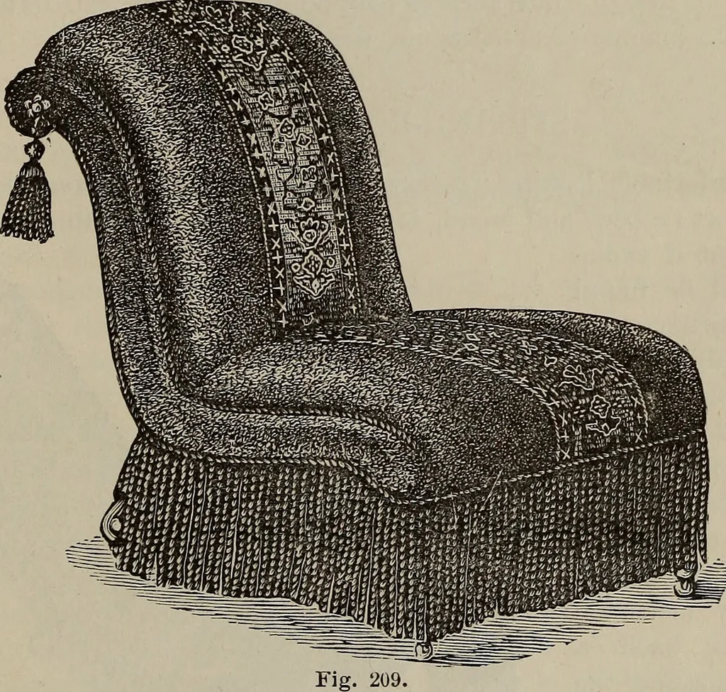 An illustration from Beautiful homes : or, Hints in house furnishing, 1878, leaf 234