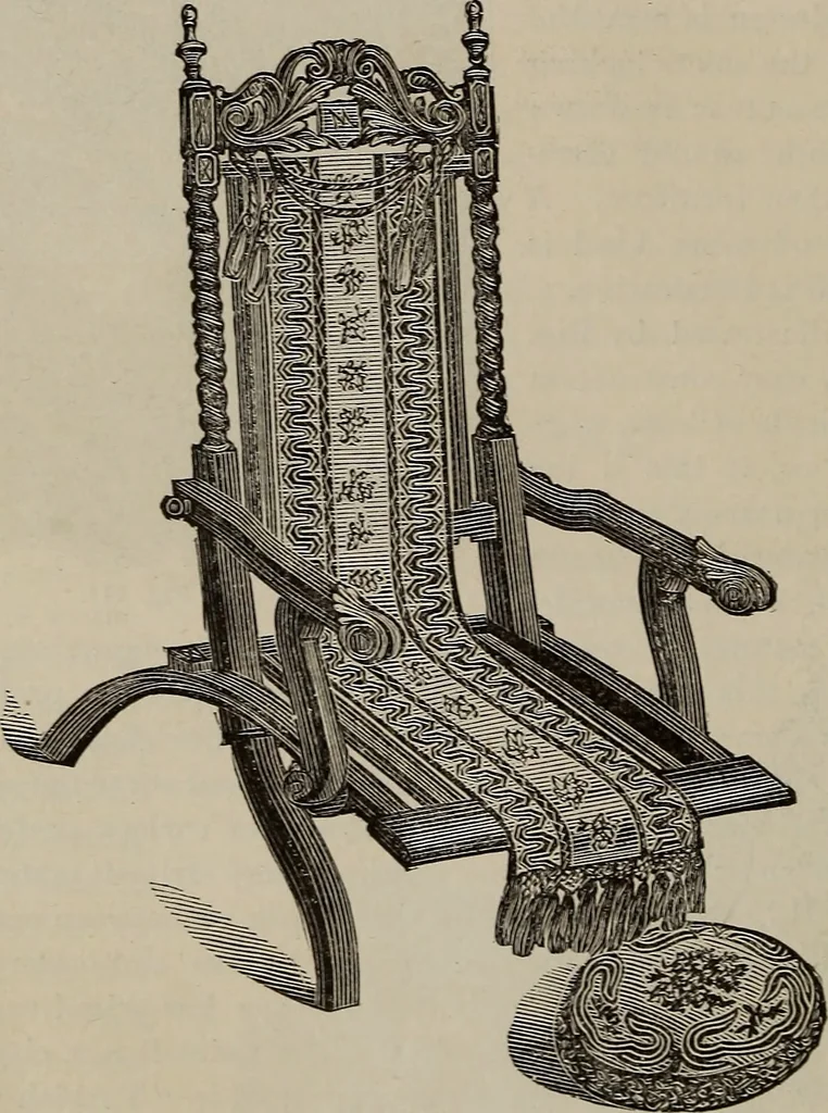 An illustration from Beautiful homes : or, Hints in house furnishing, 1878, leaf 237