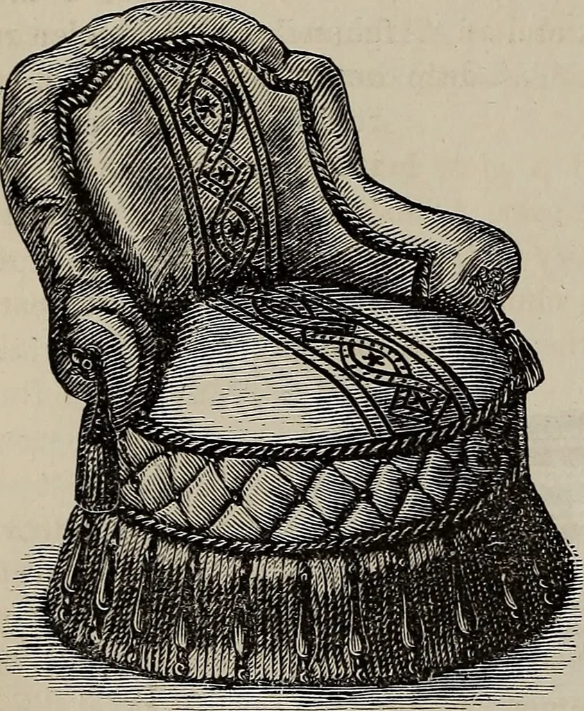 An illustration from Beautiful homes : or, Hints in house furnishing, 1878, leaf 249