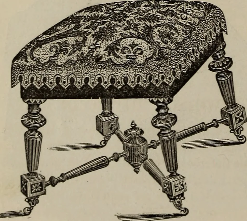 An illustration from Beautiful homes : or, Hints in house furnishing, 1878, leaf 267