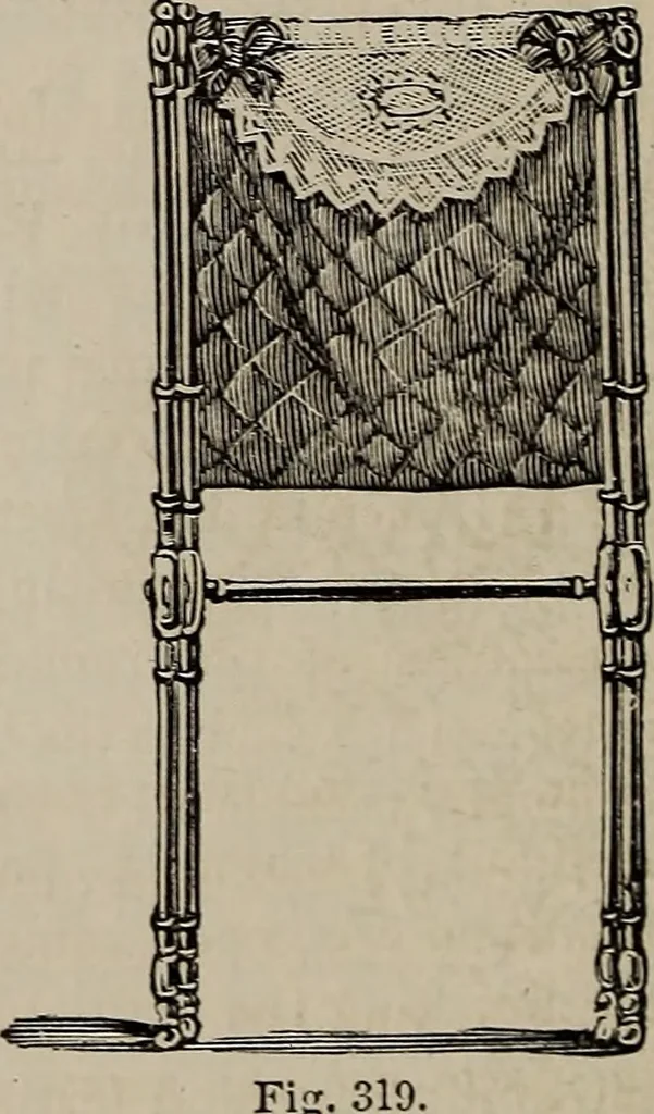 An illustration from Beautiful homes : or, Hints in house furnishing, 1878, leaf 299