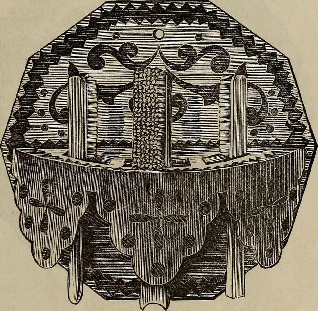 An illustration from Beautiful homes : or, Hints in house furnishing, 1878, leaf 302